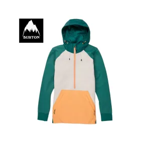 Anorak softshell BURTON Crown WPF Performance Vert / Orange Femme