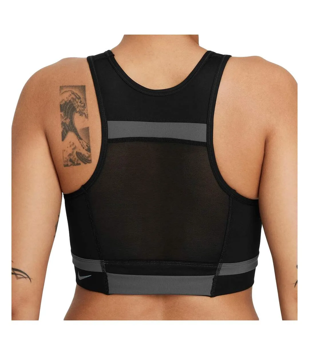 Brassière Noire Femme Nike Df Swoosh