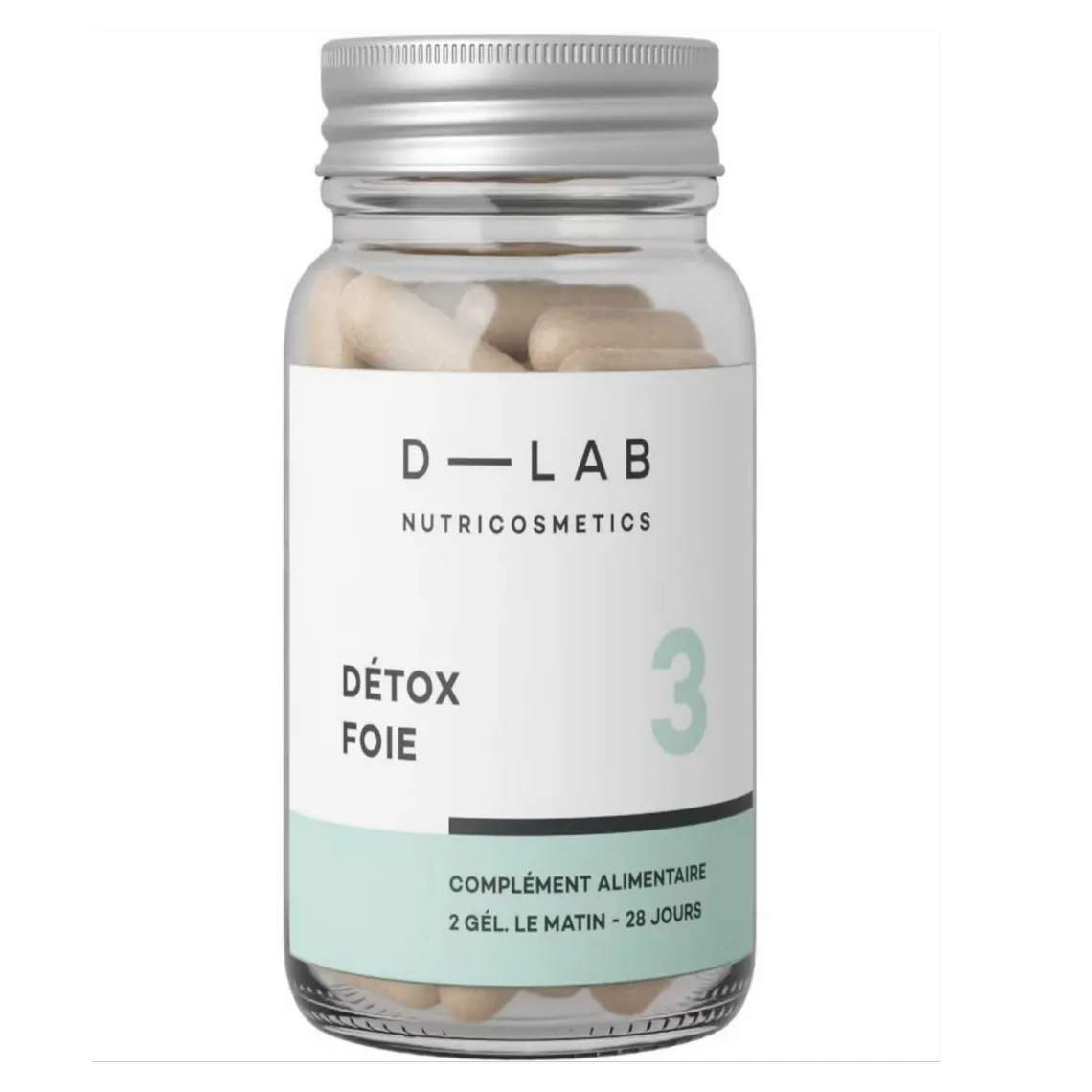 Détox Foie - Purifie L'organisme D-LAB Nutricosmetics - Sommeil, vitalité, énergie Homme sur MenCorner