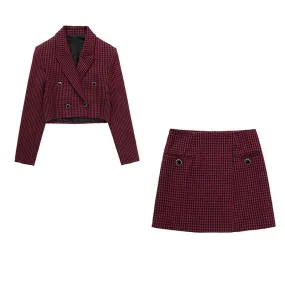 Ensemble tailleur femme chic jupe