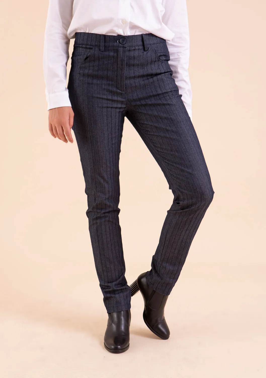 Jean Izy bleu | Danielle Engel - Collection Automne Hiver 23/24