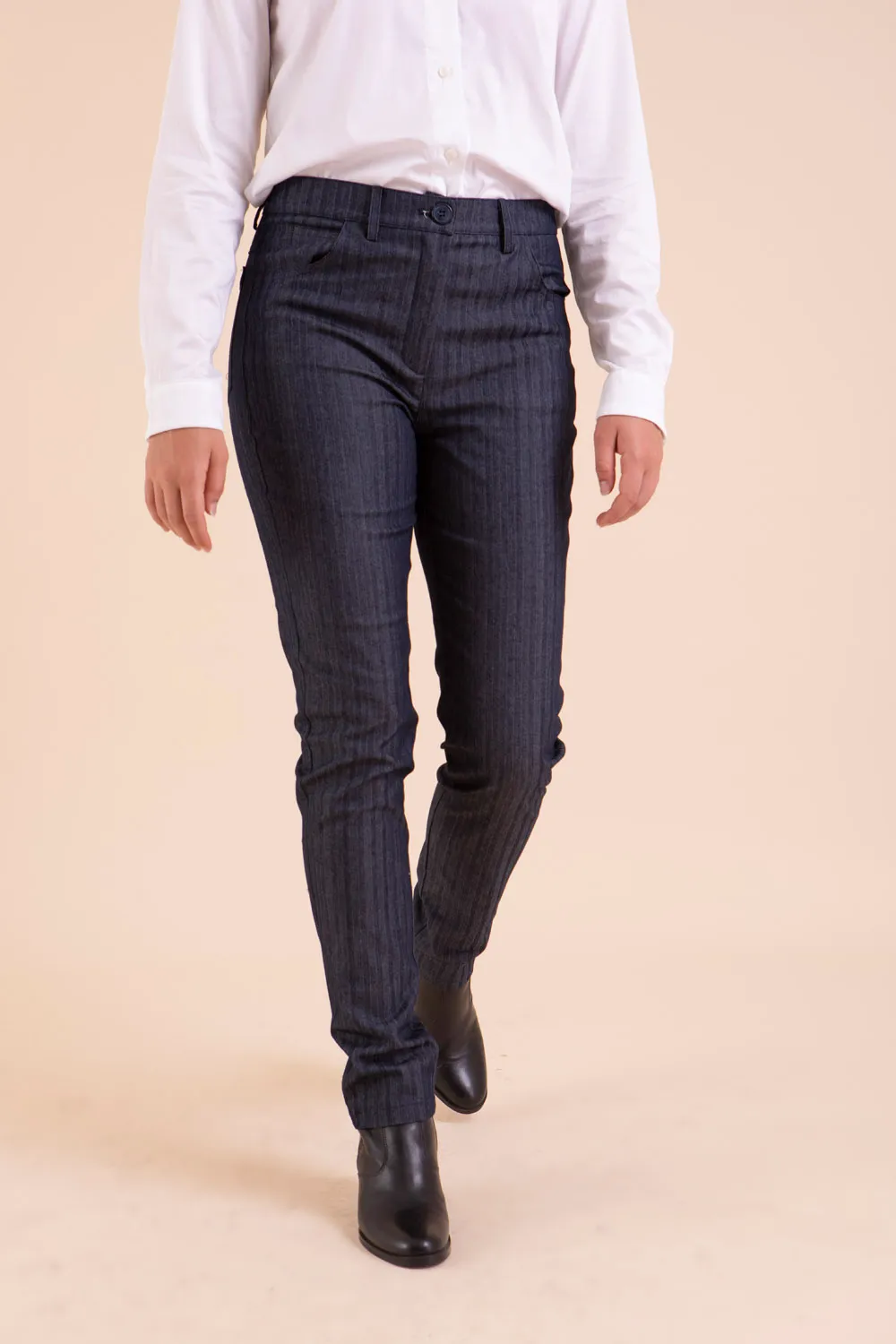 Jean Izy bleu | Danielle Engel - Collection Automne Hiver 23/24