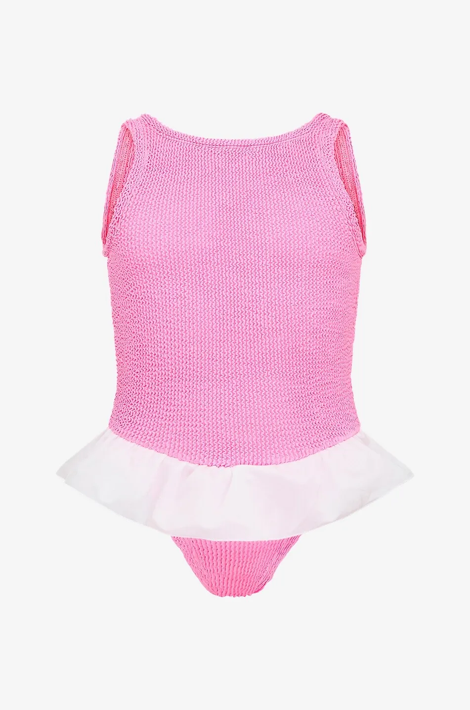 Maillot de bain une pièce en seersucker fille Denise