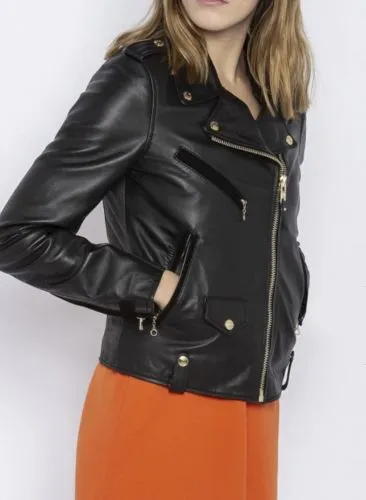 PERFECTO SCHOTT LCW2810 FEMME NOIR