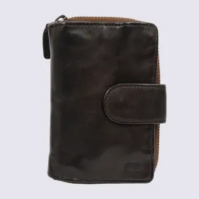 Petit portefeuille Bear, petit portefeuille et porte-cartes en cuir marron | Igert Chaussures&Maroquinerie