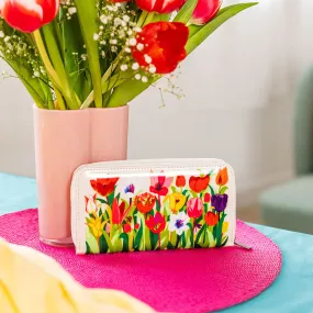 Portefeuille - Voyage - Tulipes - Pylones