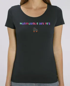 T-shirt Femme Nostalgique 90s Roller par tunetoo