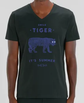 T-shirt homme Smile Tiger par Florent Bodart