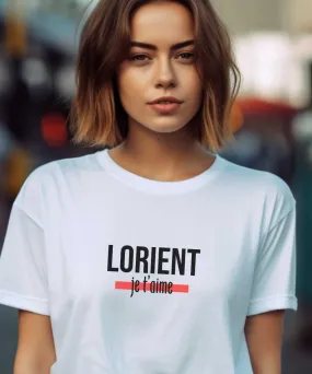 T-Shirt Lorient je t'aime