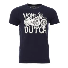 T-shirt Marine Homme Von Dutch TRLOG3