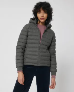 Veste matelassée pour femme à aspect laineux personnalisé